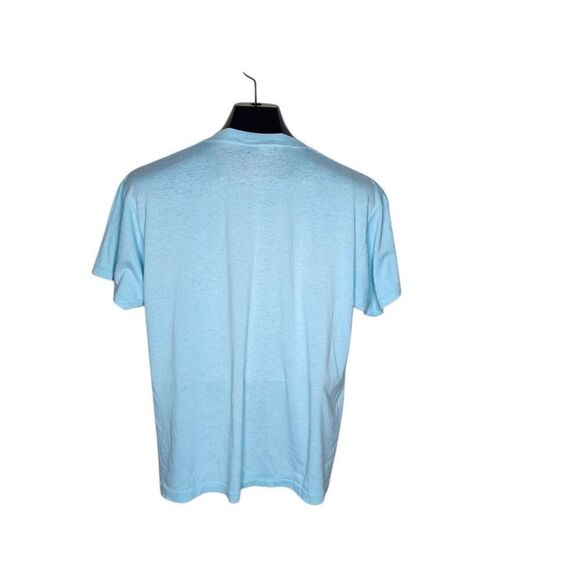 Vintage 80s Cat Bear Las Vegas Tourist Tshirt Womens Size XL Blue - Picture 5 of 7